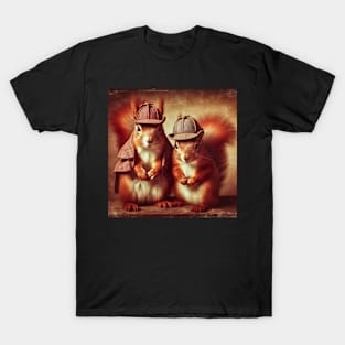 Two squirrel detectives T-Shirt